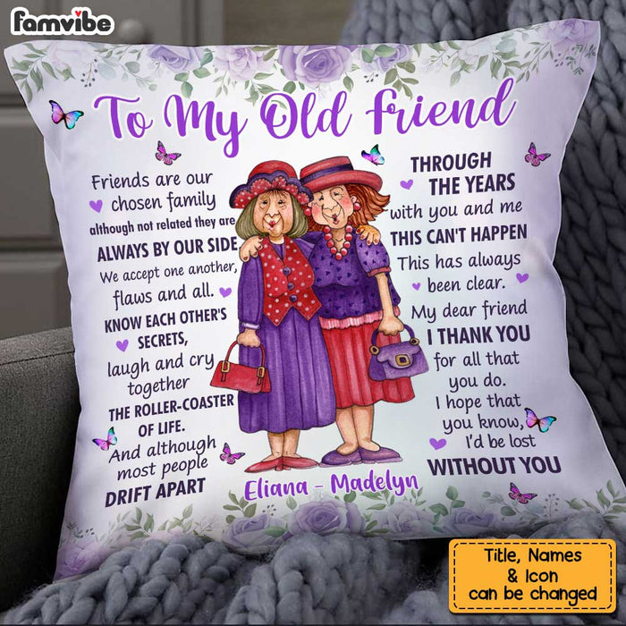 Personalized Thank You For All To My Friend Purple Pillow OB251 58O34 1