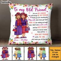 Personalized You Are My Person Thank You Old Friend Pillow OB273 32O34 thumb 1