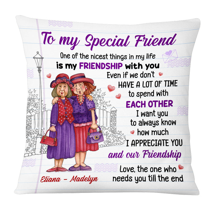 Personalized Old Friend Pillow OB251 32O53 1