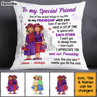 Personalized Old Friend Pillow OB251 32O53 thumb 1