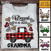 Personalized Blessed To Be Called Grandma Buffalo Plaid Truck Shirt - Hoodie - Sweatshirt OB261 58O47 1