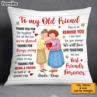 Personalized Old Friends Pillow OB271 85O34 thumb 1