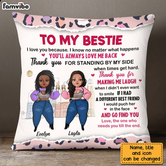 Personalized To My Friends I Love You Pillow OB266 30O28 1