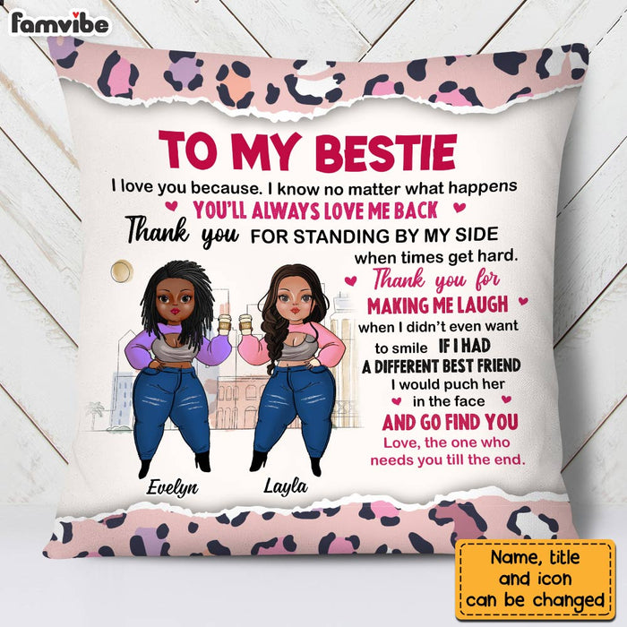 Personalized To My Friends I Love You Pillow OB266 30O28 1