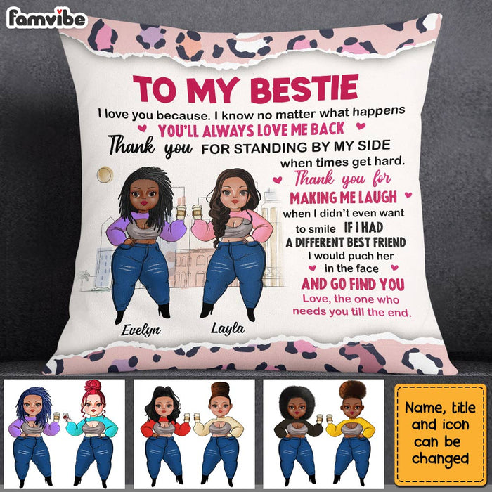 Personalized To My Friends I Love You Pillow OB266 30O28 1