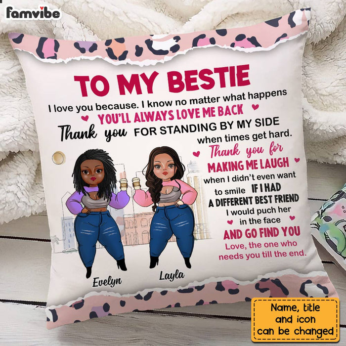 Personalized To My Friends I Love You Pillow OB266 30O28 1
