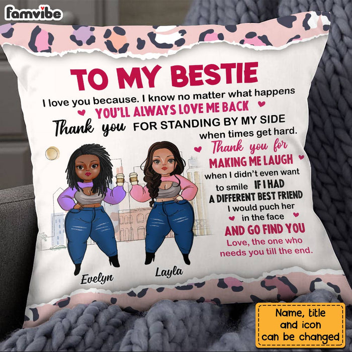Personalized To My Friends I Love You Pillow OB266 30O28 1
