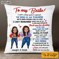Personalized To My Friend Thank You Sisters Pillow OB271 58O53 thumb 1