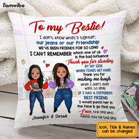 Personalized To My Friend Thank You Sisters Pillow OB271 58O53 thumb 1
