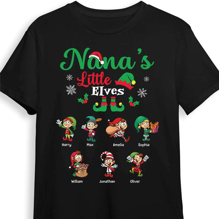 Personalized Grandma's Little Elves Shirt - Hoodie - Sweatshirt OB265 30O28 1