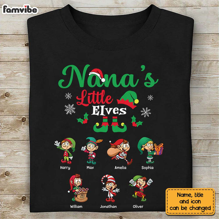 Personalized Grandma's Little Elves Shirt - Hoodie - Sweatshirt OB265 30O28 1