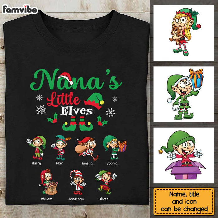 Personalized Grandma's Little Elves Shirt - Hoodie - Sweatshirt OB265 30O28 1