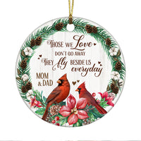 Personalized Cardinal Memo Those We Love Circle Ornament OB261 23O69 thumb 1