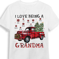 Personalized I Love Being A Grandma Buffalo Plaid Truck Shirt - Hoodie - Sweatshirt OB272 58O53 thumb 1