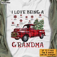 Personalized I Love Being A Grandma Buffalo Plaid Truck Shirt - Hoodie - Sweatshirt OB272 58O53 thumb 1