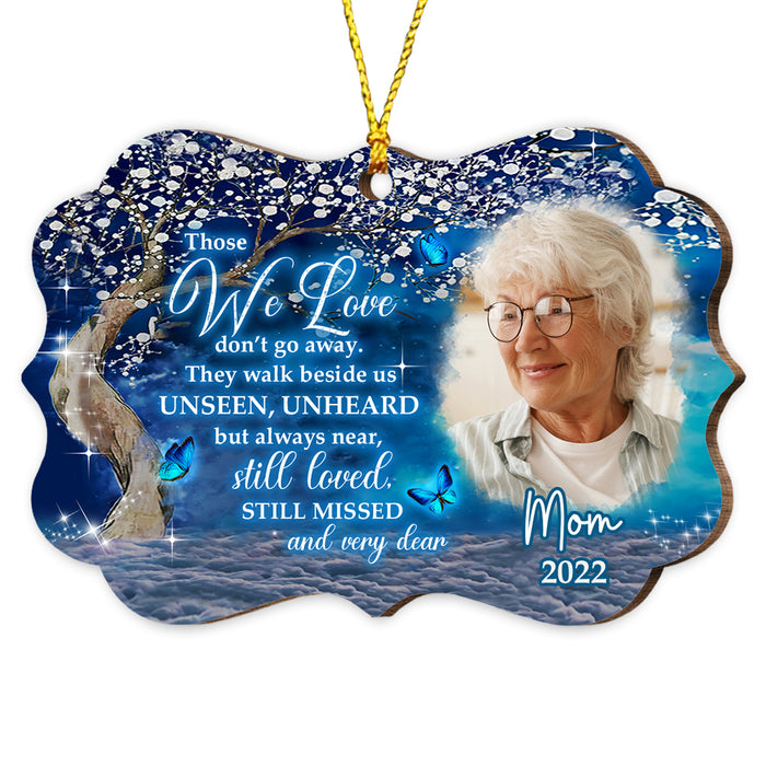 Personalized Memo Photo Mom Dad Sympathy Still Loved Still Missed Benelux Ornament OB291 23O53 1