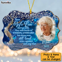 Personalized Memo Photo Mom Dad Sympathy Still Loved Still Missed Benelux Ornament OB291 23O53 thumb 1