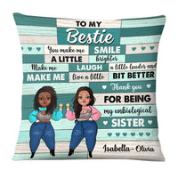 Personalized To My Friends Unbiological Sister Pillow OB273 30O28 thumb 1
