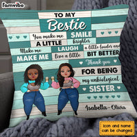 Personalized To My Friends Unbiological Sister Pillow OB273 30O28 thumb 1