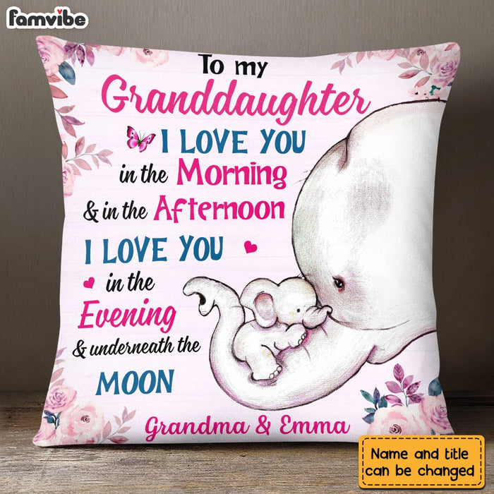Personalized I Love You Granddaughter Pillow OB312 36O28 1