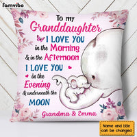 Personalized I Love You Granddaughter Pillow OB312 36O28 thumb 1