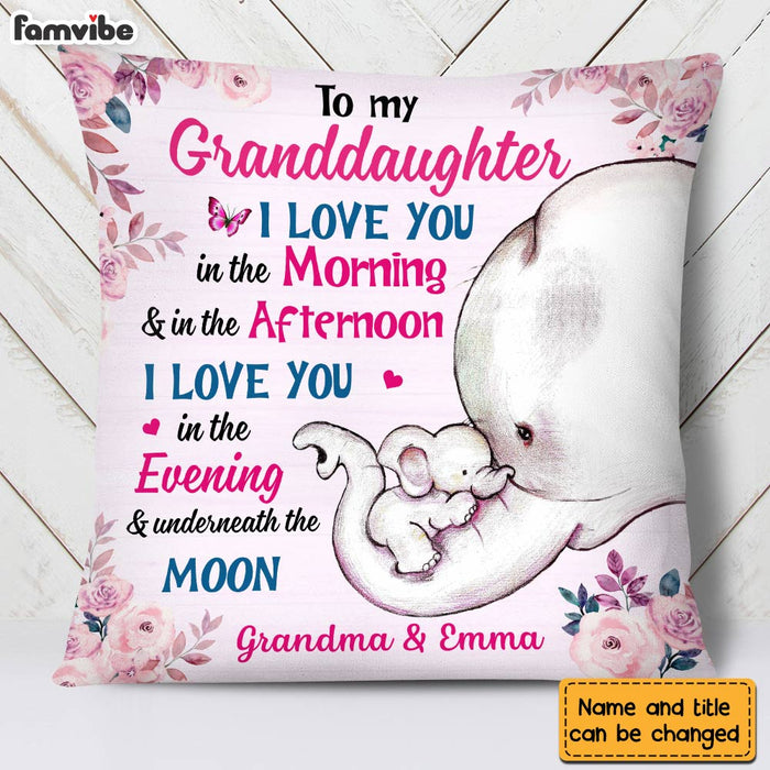 Personalized I Love You Granddaughter Pillow OB312 36O28 1