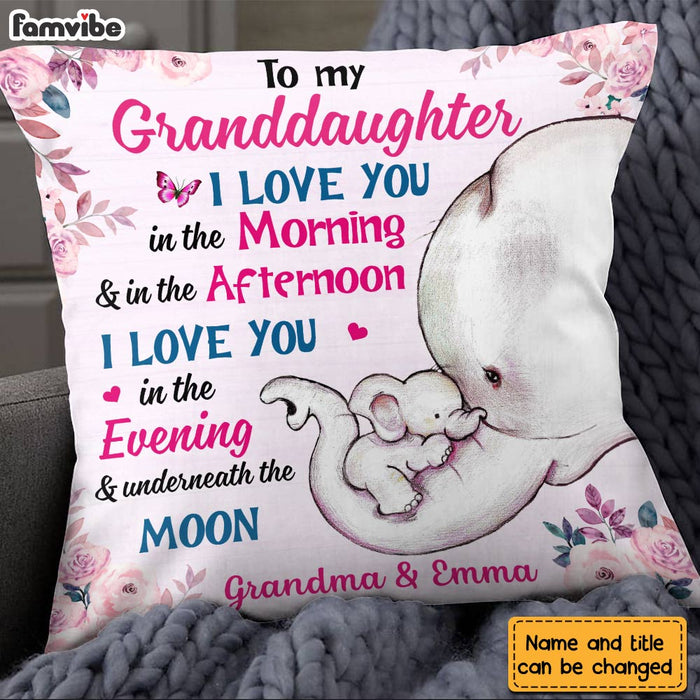 Personalized I Love You Granddaughter Pillow OB312 36O28 1