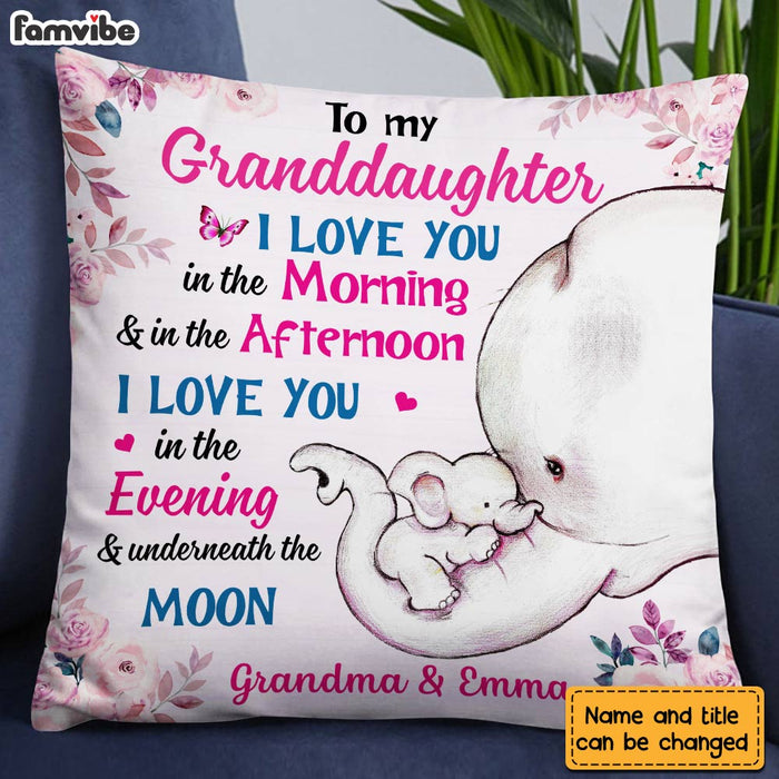 Personalized I Love You Granddaughter Pillow OB312 36O28 1
