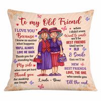 Personalized To My Old Friend Pillow OB271 36O34 thumb 1