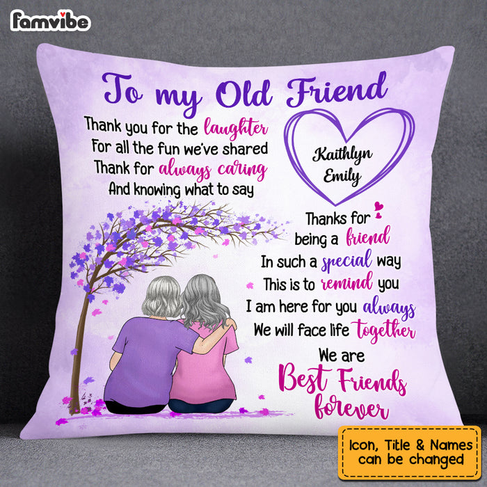 Personalized Thank You Friend Pillow OB286 36O53 1