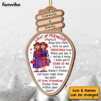 Personalized Old Friends Light Of Friendship Christmas Ornament OB281 85O53 thumb 1