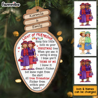 Personalized Old Friends Light Of Friendship Christmas Ornament OB281 85O53 thumb 1