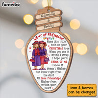 Personalized Old Friends Light Of Friendship Christmas Ornament OB281 85O53 thumb 1