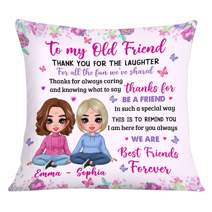 Personalized To My Old Friend Pillow OB281 23O34 1