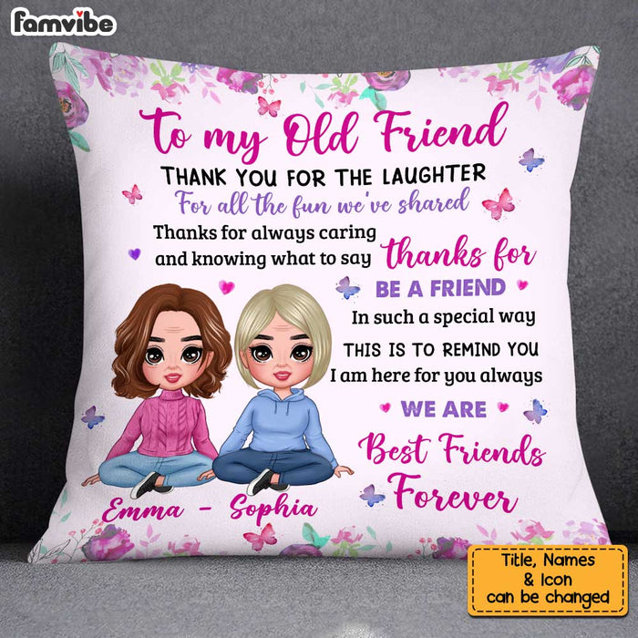 Personalized To My Old Friend Pillow OB281 23O34 1