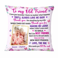 Personalized Friends I Love You Old Friends Photo Pillow OB283 32O47 thumb 1