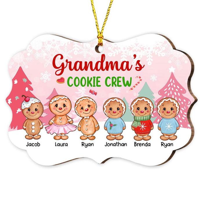 Personalized Personalized Grandma's Cookie Crew Benelux Ornament OB64 30O28 1