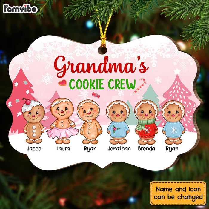 Personalized Personalized Grandma's Cookie Crew Benelux Ornament OB64 30O28 1