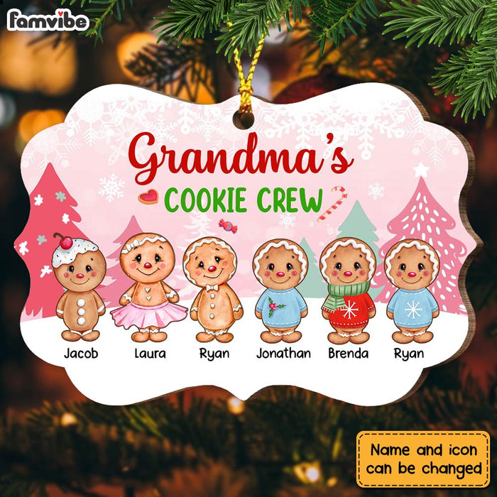 Personalized Personalized Grandma's Cookie Crew Benelux Ornament OB64 30O28 1