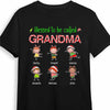 Personalized Grandma Christmas Shirt - Hoodie - Sweatshirt OB284 36O34 1