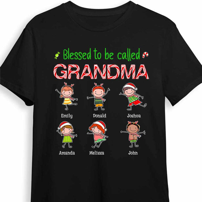 Personalized Grandma Christmas Shirt - Hoodie - Sweatshirt OB284 36O34 1