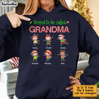 Personalized Grandma Christmas Shirt - Hoodie - Sweatshirt OB284 36O34 thumb 1