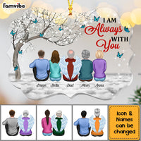 Personalized Memo Butterflies I Am Always With You Benelux Ornament OB313 30O53 thumb 1