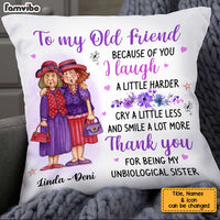 Personalized Old Friend Smile A Lot More Pillow OB253 36O34 thumb 1