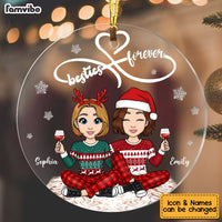 Personalized Friends Forever Christmas Circle Ornament OB311 58O53 thumb 1