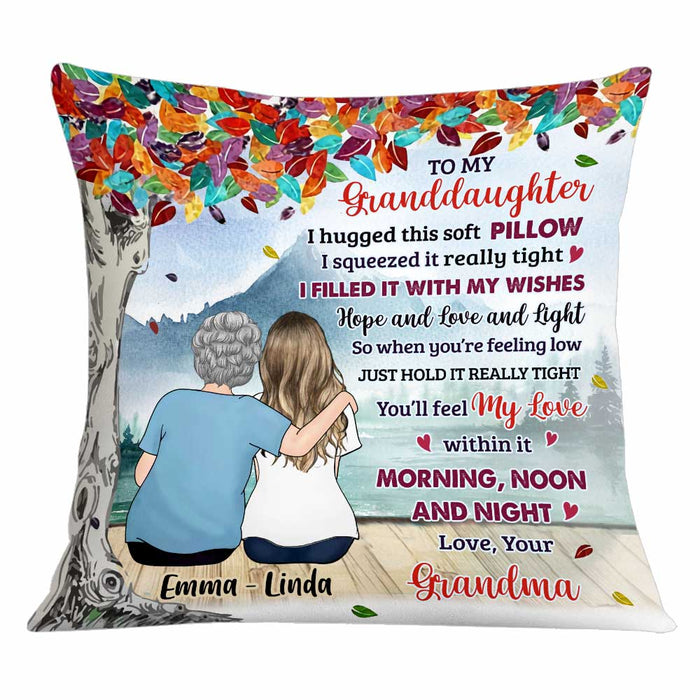 Personalized To My Granddaughter Hug This Pillow OB293 30O34 1