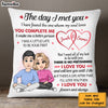 Personalized Couple The Day I Met You Pillow NB75 85O28 1