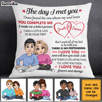 Personalized Couple The Day I Met You Pillow NB75 85O28 thumb 1