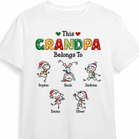 Personalized This Grandpa Christmas Shirt - Hoodie - Sweatshirt OB295 36O47 thumb 1