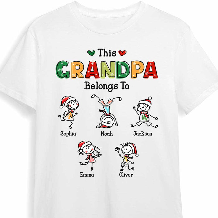 Personalized This Grandpa Christmas Shirt - Hoodie - Sweatshirt OB295 36O47 1